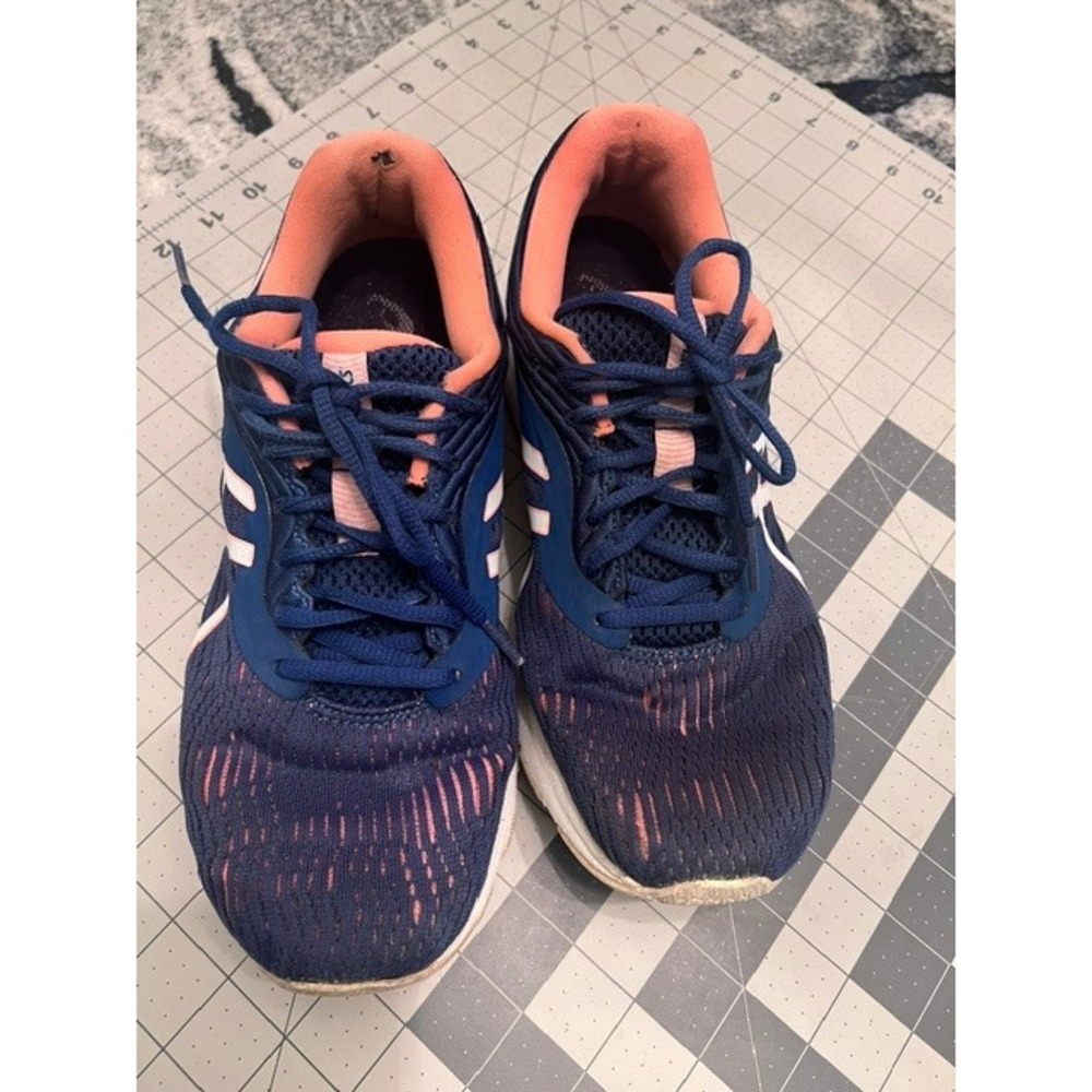 ASICS Gel-Pulse 11 Running Shoes Men 9 Navy Coral Good 1012A467 AmpliFoam